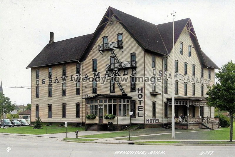 Hotel Ossawinamkee - Vintage Postcard (newer photo)